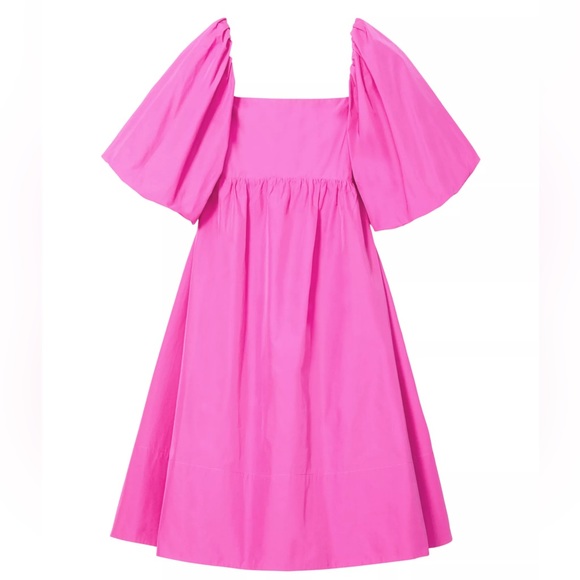 kate spade Dresses & Skirts - NTW Kate Spade Puff-Sleeve Taffeta Minidress